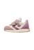 Baskets bébé fille en cuir et tissu noralis à scratch Rose-violet 3 - vertbaudet enfant 