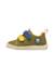 Baskets bébé garçon en simili cuir yompy à scratch Kaki-bleu 3 - vertbaudet enfant 