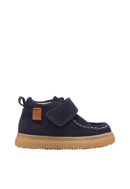 Bottines garçon en daim kasden à scratch Cognac-marron+Marine-marron 6 - vertbaudet enfant 