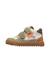 Baskets montantes enfant en cuir et daim hess high 3 à scratch Blanc-beige-rose poudré+Blanc-rose-rose poudré+Kaki-blanc-brun+Marine-bleu 13 - vertbaudet enfant 