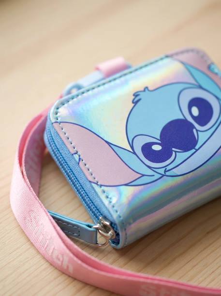 Porte-monnaie stitch disney irisé bleu Bleu irisé 4 - vertbaudet enfant 