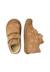 Chaussures premiers pas bébé fille en daim cocoon à scratch, broderies marguerites Marron-platine 4 - vertbaudet enfant 