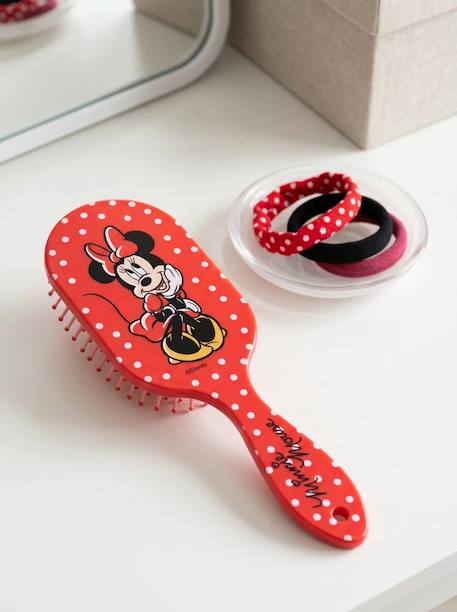 Brosse à cheveux démêlante rectangulaire minnie mouse Rouge 1 - vertbaudet enfant 