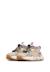 Baskets bébé fille en simili cuir et tissu flyner Blanc-noir-beige 5 - vertbaudet enfant 