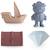 Lot de 4 jouets de bain pirate Bleu, marron, beige 1 - vertbaudet enfant 