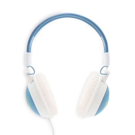 Casque audio soft bass sound - ajustable, pliable avec revêtement soft touch Bleu+Vert 5 - vertbaudet enfant 