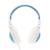 Casque audio soft bass sound - ajustable, pliable avec revêtement soft touch Bleu+Vert 5 - vertbaudet enfant 