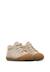 Chaussures premiers pas bébé fille en daim cocoon, broderies pop-corn Beige-platine 2 - vertbaudet enfant 