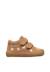 Chaussures barefoot fille en daim amur à scratch, broderies papillons Marron-rose 1 - vertbaudet enfant 