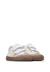 Baskets enfant en cuir et daim riby à scratch Blanc-gris-bleu+Blanc-gris-rose poudré 7 - vertbaudet enfant 