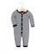 Combinaison 100% coton bébé Fond naturel raye indigo 3 - vertbaudet enfant 