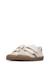 Baskets bébé fille en cuir et daim riby à scratch Blanc-beige-marron 5 - vertbaudet enfant 