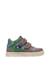 Baskets garçon en daim et tissu wanny à scratch, imperméables Anthracite-vert 1 - vertbaudet enfant 