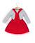 Ensemble robe + haut bébé fille Rouge rubis 2 - vertbaudet enfant 
