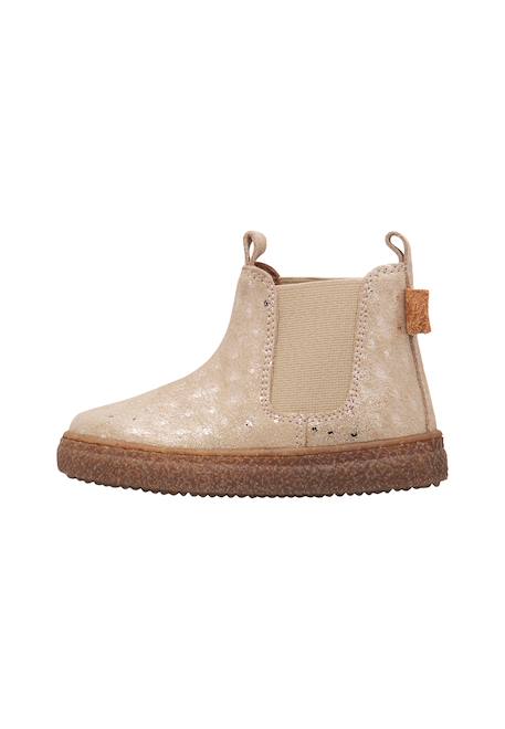 Bottines fille en daim figus Platine-marron 3 - vertbaudet enfant 
