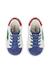 Baskets bébé en cuir et daim sasha Blanc-bleu clair+Blanc-rose 4 - vertbaudet enfant 