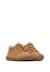 Chaussures premiers pas barefoot bébé garçon en daim amur à zip Marron-jaune ocre 2 - vertbaudet enfant 