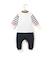 Ensemble pantalon + haut 100% coton bébé garçon Naturel 2 - vertbaudet enfant 