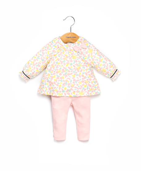 Ensemble tunique + leggings 100% coton bébé fille Imprime 1 - vertbaudet enfant 