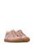 Chaussures premiers pas barefoot bébé fille en daim amur, broderies champignons Rose-rose clair 2 - vertbaudet enfant 