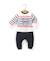 Ensemble pantalon + haut 100% coton bébé garçon Naturel 1 - vertbaudet enfant 
