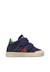 Baskets montantes enfant en cuir et daim riby high à scratch Blanc-rose-violet+Bleu-vert-rouge 6 - vertbaudet enfant 