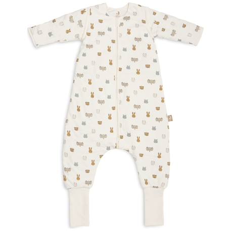 Gigoteuse à pieds avec manches amovibles mini teddy bear (18-36 mois) Blanc, bleu, marron+Ecru, beige 1 - vertbaudet enfant 