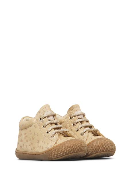 Chaussures premiers pas bébé fille en daim cocoon Marron foncé-platine+Marron-platine+Noir-platine+Sable-platine 17 - vertbaudet enfant 