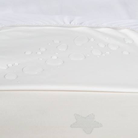 Alèse anti-acariens et respirante en coton bio safe asleep® 100 x 200 cm 5 - vertbaudet enfant 