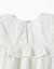 Blouse en coton à manches longues avec volants et broderie Blanc 4 - vertbaudet enfant 