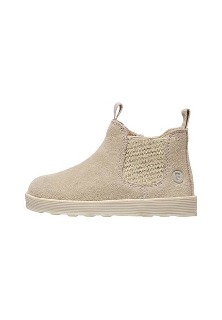 Bottines bébé en daim tarbell à zip Beige-platine+Bleu-vert+Gris foncé-bleu+Rose-blanc 3 - vertbaudet enfant 