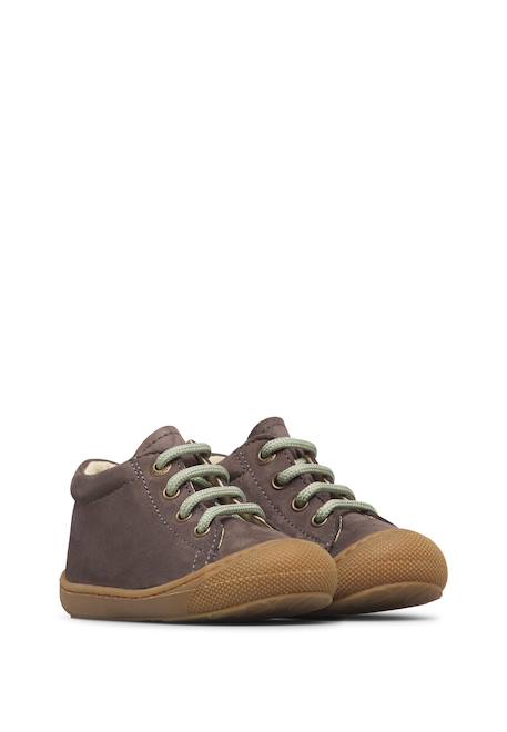 Chaussures premiers pas bébé en daim cocoon Anthracite-gris clair+Bleu-beige+Marine-vert olive+Marron-beige+Marron-sable 2 - vertbaudet enfant 