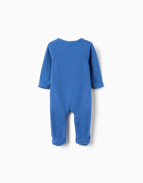 Dors-bien en polaire avec broderie superman Bleu 2 - vertbaudet enfant 