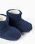 Chaussons montants en sherpa avec semelle antidérapante Bleu foncé 4 - vertbaudet enfant 
