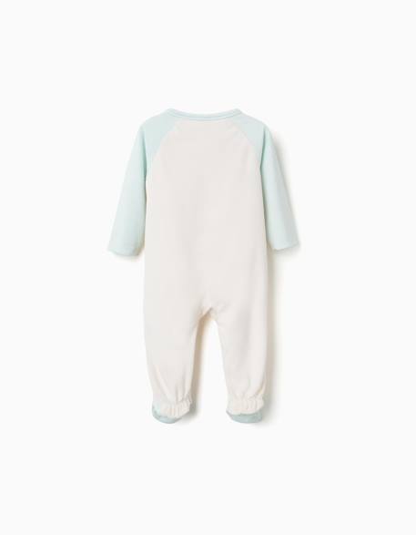 Dors-bien en velours avec licorne Blanc 2 - vertbaudet enfant 