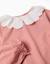 T-shirt à manches longues avec col en broderie anglaise Blanc+Rose 6 - vertbaudet enfant 