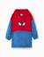 Sweat à capuche convertibible en polaire corail avec spider-man Rouge 1 - vertbaudet enfant 