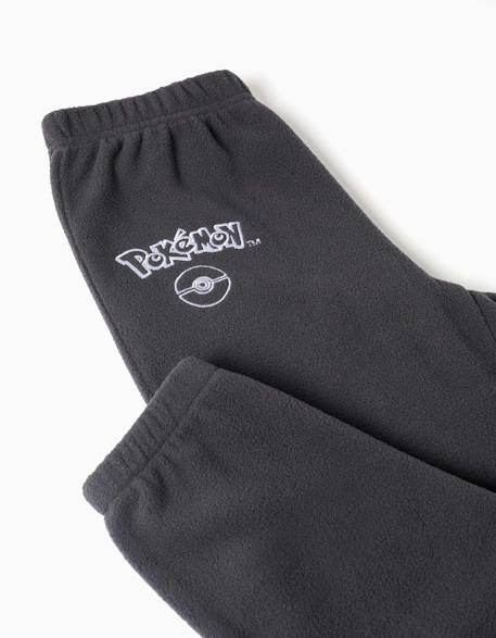 Pyjama en polaire avec broderie pikachu Jaune 4 - vertbaudet enfant 