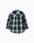 Chemise en coton à manches longues à carreaux b&s Bleu foncé 2 - vertbaudet enfant 