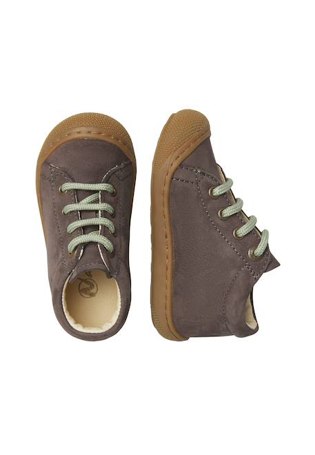 Chaussures premiers pas bébé en daim cocoon Anthracite-gris clair+Bleu-beige+Marine-vert olive+Marron-beige+Marron-sable 4 - vertbaudet enfant 