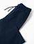 Pantalon en sergé à coupe droite avec cordon de serrage Bleu foncé+Vert foncé 3 - vertbaudet enfant 