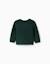 Cardigan en maille avec détails torsadés b&s Vert foncé 2 - vertbaudet enfant 