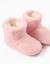 Chaussons montants en sherpa avec semelle antidérapante Rose clair 4 - vertbaudet enfant 