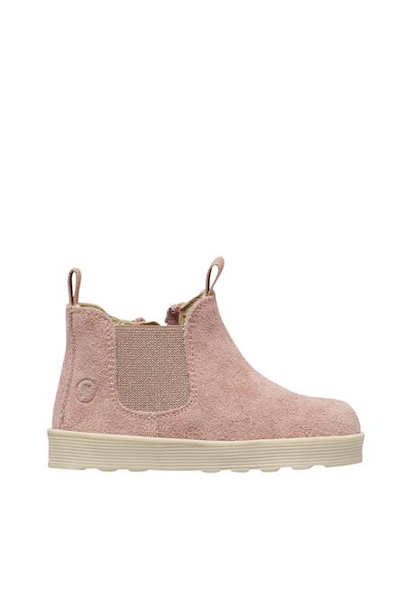 Bottines bébé en daim tarbell à zip Beige-platine+Bleu-vert+Gris foncé-bleu+Rose-blanc 16 - vertbaudet enfant 