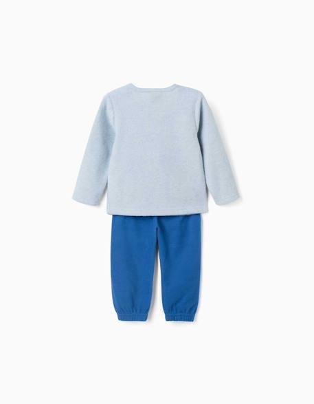 Pyjama en polaire avec broderie mickey Gris clair 2 - vertbaudet enfant 