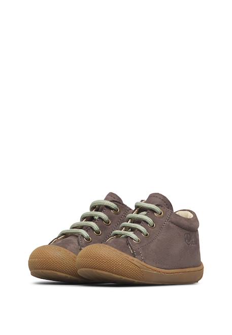 Chaussures premiers pas bébé en daim cocoon Anthracite-gris clair+Bleu-beige+Marine-vert olive+Marron-beige+Marron-sable 5 - vertbaudet enfant 