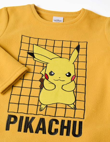 Pyjama en polaire avec broderie pikachu Jaune 3 - vertbaudet enfant 