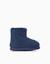Chaussons montants en sherpa avec semelle antidérapante Bleu foncé 1 - vertbaudet enfant 