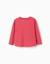 T-shirt en coton à manches longues avec imprimé fleurs Rouge 2 - vertbaudet enfant 