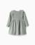 Robe en velours côtelé à manches longues avec volants Vert 1 - vertbaudet enfant 